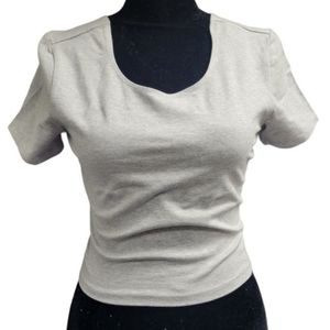 American Apparel Cropped Top.  New With Tags.  Size Small.  Color is Gray